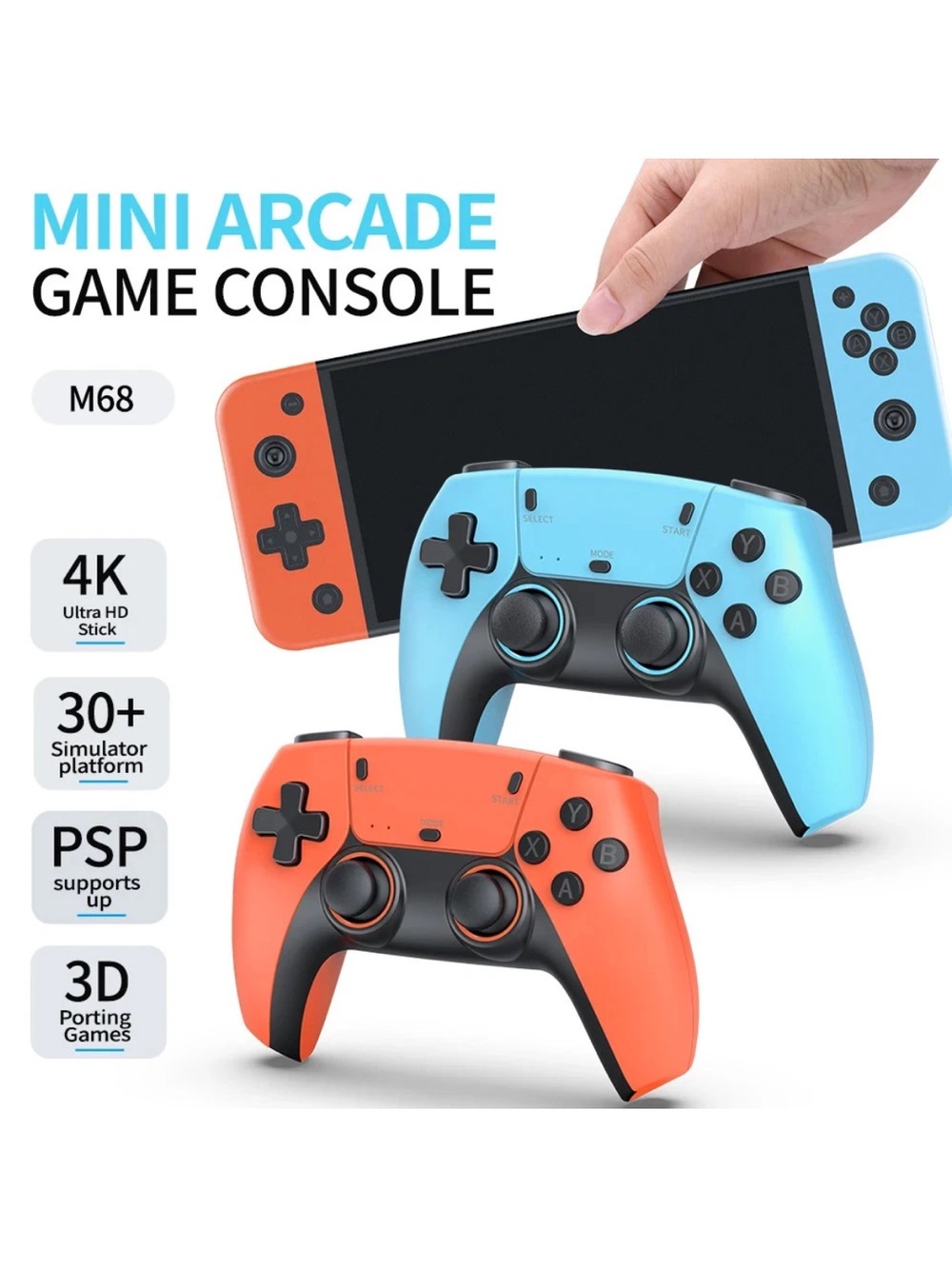 Retro Mini HD Wireless Game Console